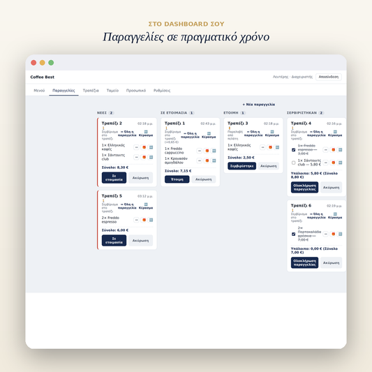 Menu – Ψηφιακό Μενού & Σύστημα Παραγγελιοληψίας