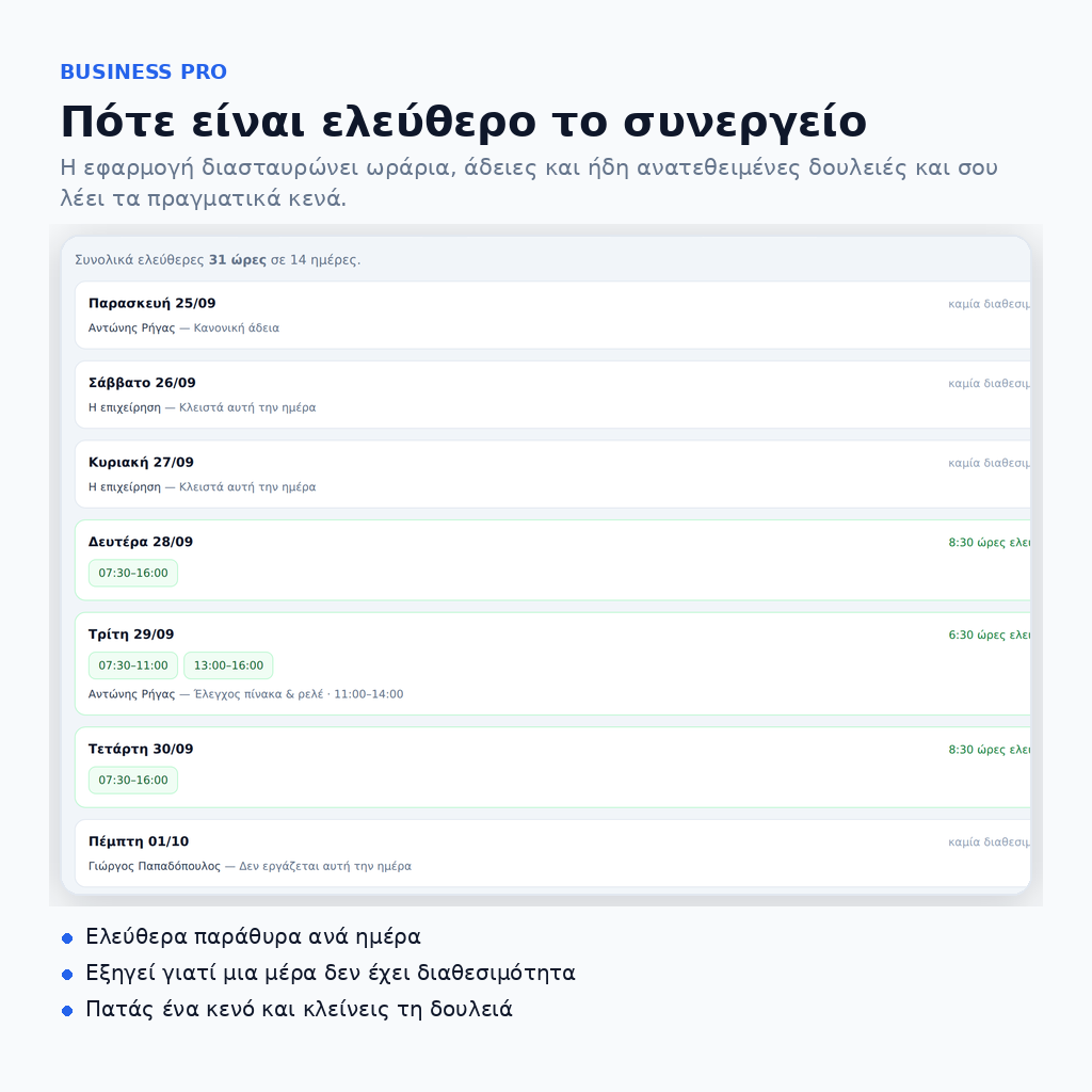 Business - Εφαρμογή Διαχείρισης Επιχείρησης